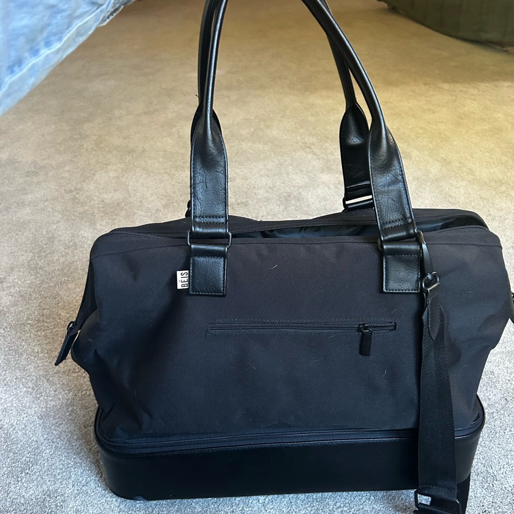 BEIS Black Weekender bag